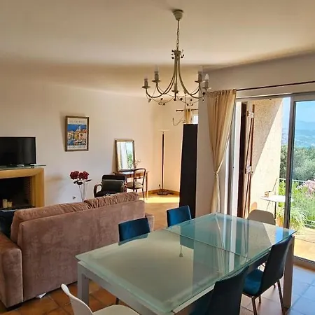 T3 Idyllique Dans Maison Au Charme Corse, Vue Lägenhet Olmeto (Corsica)